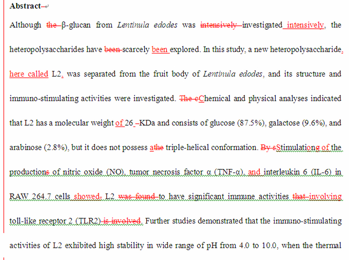 SCI论文英语润色范，Journal of Agricultural and Food Chemistry（ IF 2.906）发表案例